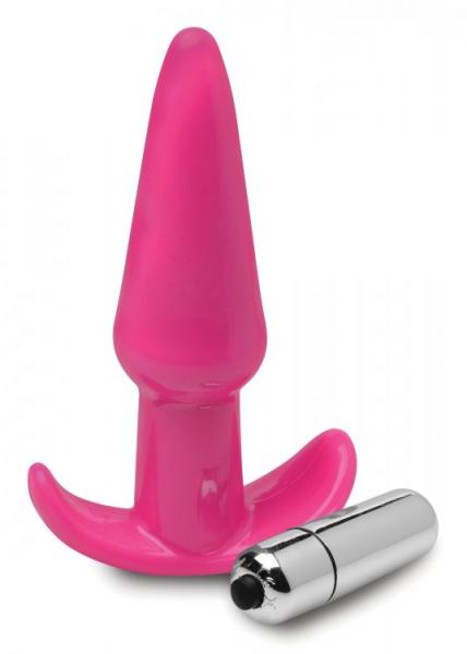 Smooth Vibrating Anal Plug Pink