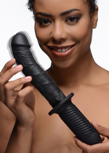 Ass Thumpers The Large Realistic 10X Vibrator With Handle