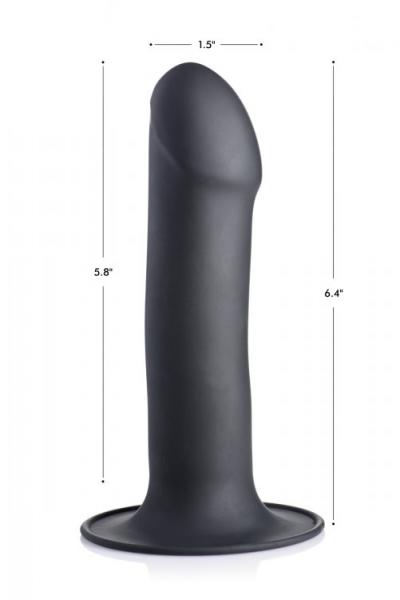 Squeeze-It Squeezable Phallic Dildo Black