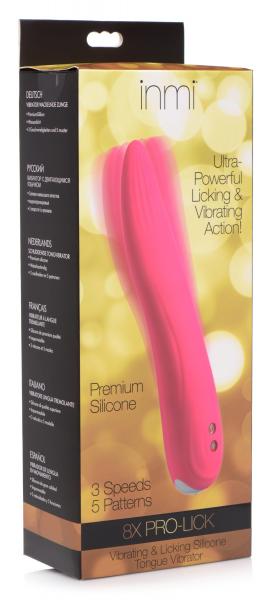 Inmi 8x Pro-lick Vibrating & Licking Silicone Tongue Vibe