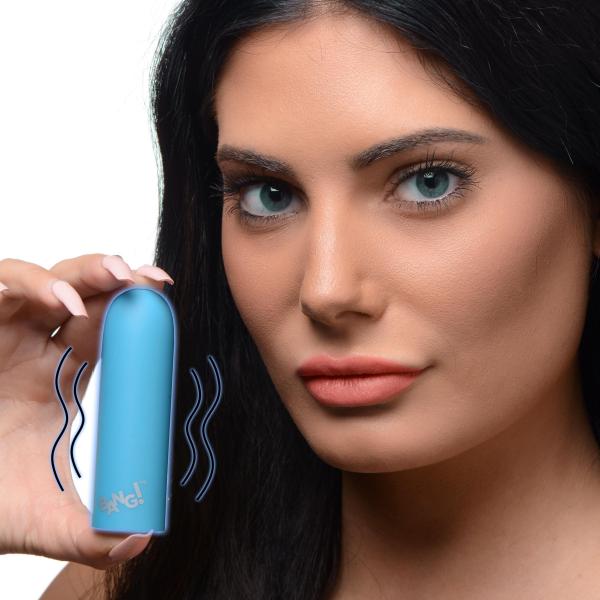 10x Mega Silicone Vibrator - Blue