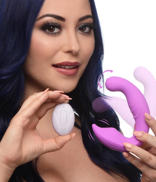 5x Come Hither Silicone Vibrator With Remote Control