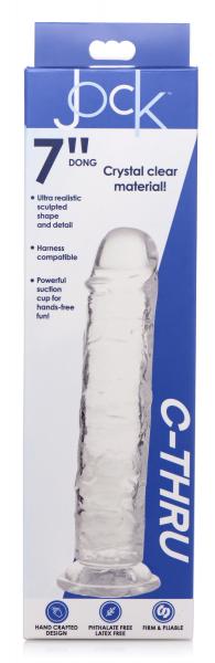 Jock C-thru Dildo - 7 Inch