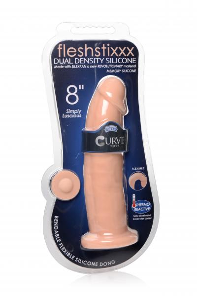 Silexpan Hypoallergenic Silicone Dildo - 8 Inch