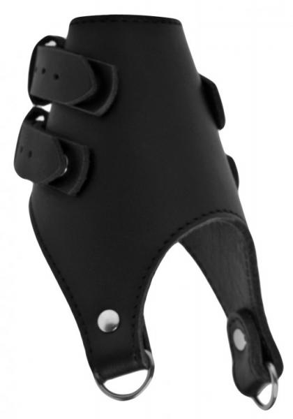 Strict Leather Double Weight Ball Stretcher Black