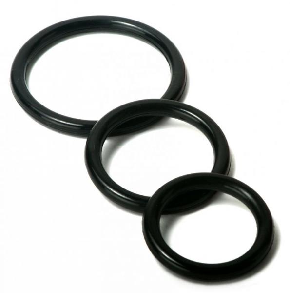 Trinity Silicone 3 Sizes Cock Rings