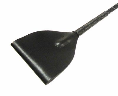 Strict Leather Short Handle Wide Head Riding Crop