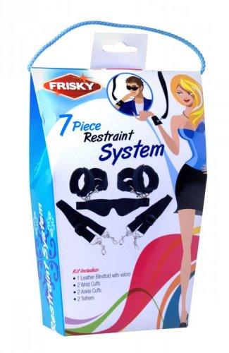 Frisky 7 Piece Restraint System Black