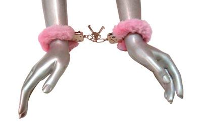 Caught In Candy Fur Handcuffs