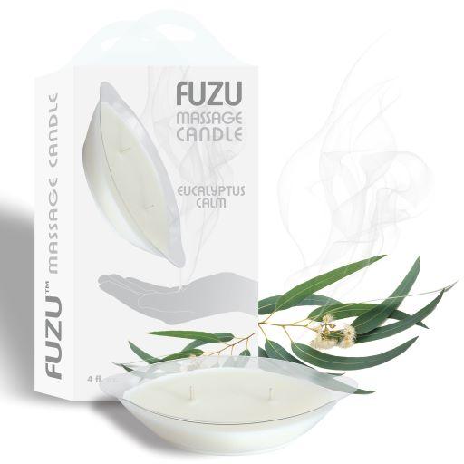 Fuzu Massage Candle Eucalyptus Calm 4 Oz