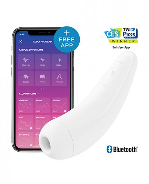 Satisfyer Curvy 2+ White W/ App (net)