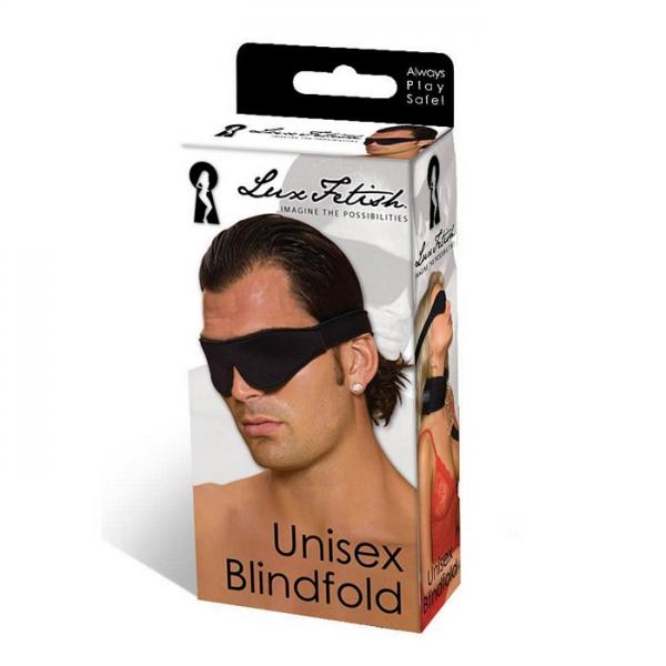 Lux Fetish Unisex Blindfold Black