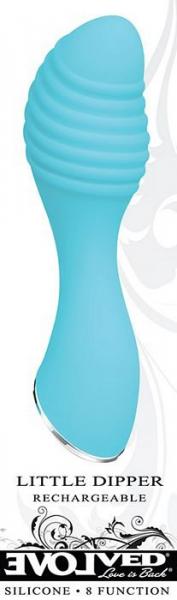 Little Dipper Blue Silicone Rechargeable Vibrator