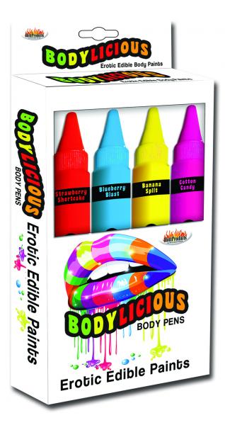 Bodylicious Edible Body Pens 4 Pack