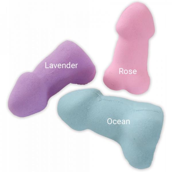 Pecker Bath Bomb 3 Pack Scented Lavender Rose & Ocean