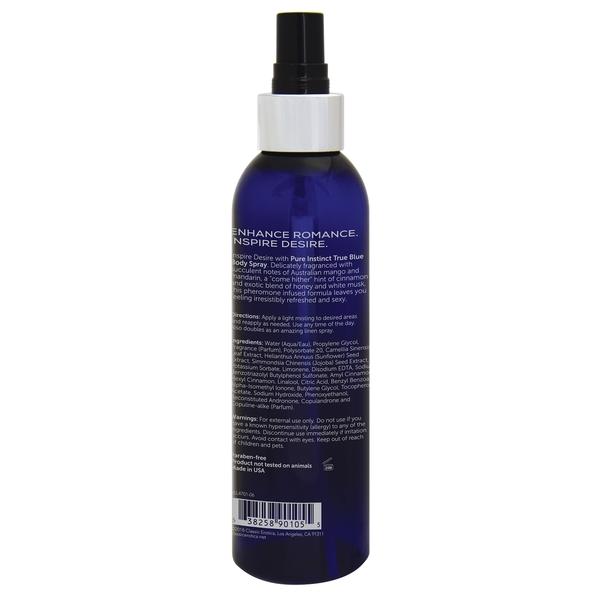 Pure Instinct Pheromone Body Spray True Blue 6oz