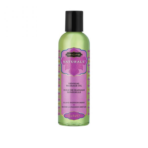 Massage Oil Natural Island Passion Berry 2fl Oz