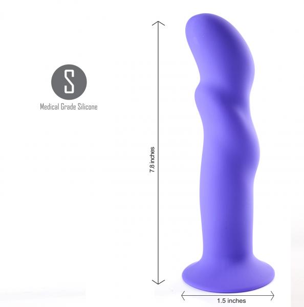 Riley Silicone Purple Dong