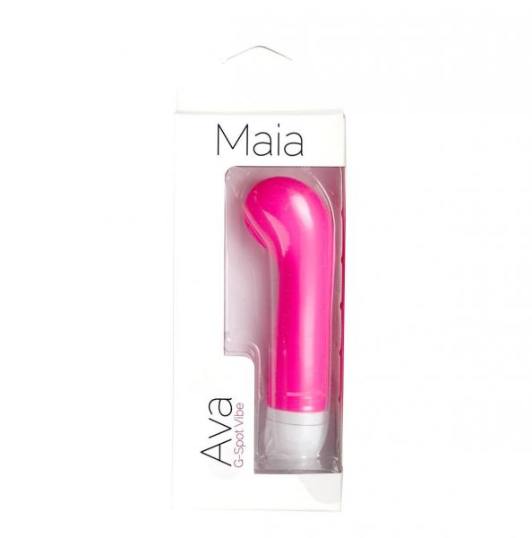 Ava Silicone G-Spot Vibe Neon Pink