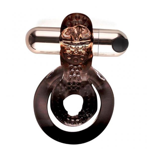 Jayden Rose Gold Rechargeable Vibrating Erection Ring