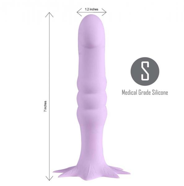 Dazey 420 7 Silicone Dong Pastel Purple ''