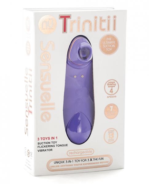 Sensuelle Trinitii 3-in-1 Suction Tongue Vibe