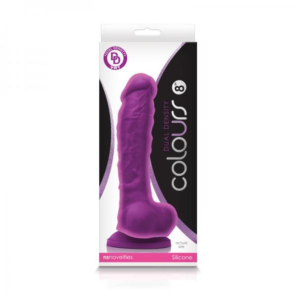 Colours - Dual Density - 8in Dildo