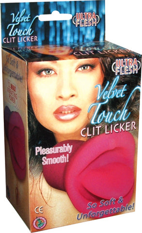 Velvet Touch Clit Licker Vibrating - Hot Pink