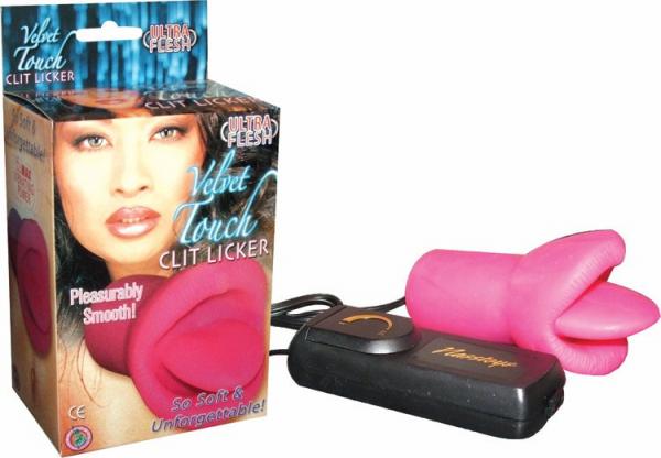 Velvet Touch Clit Licker Vibrating - Hot Pink