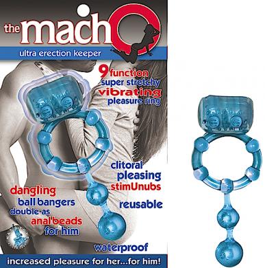 Macho Ultra Erection Keeper Vibrating Cock Ring