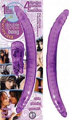 Bendable Vibrating Double Dong