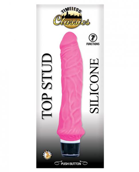 Timeless Classics Top Stud Silicone Vibrator Pink