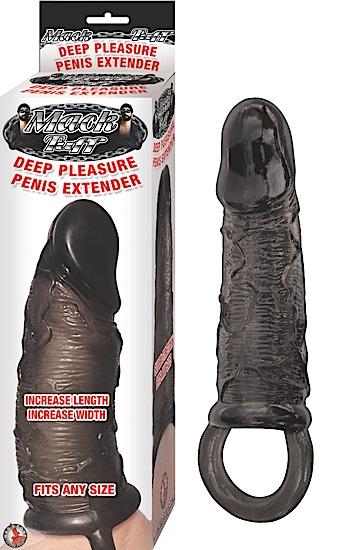 Deep Pleasure Penis Extender - Black