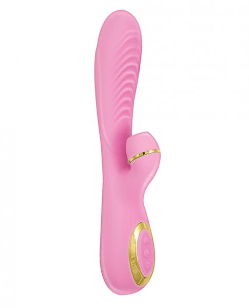 Vibes Of New York Ribbed Suction Massager