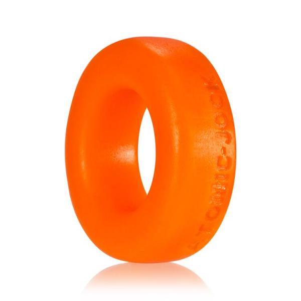 Cock-t Small Comfort Cockring Atomic Jock/oxballs Silicone Smoosh Orange(net)