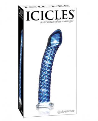 Icicles No 29 Textured Glass Dildo