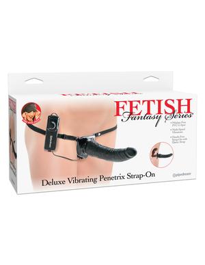 Fetish Fantasy Deluxe Vibrating Penetrix Strap On Black