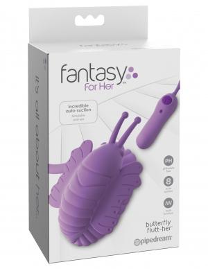 Fantasy For Her Butterfly Flutt-Her Purple Vibrator