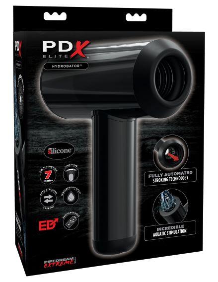 PDX Elite Hydrobator Black Stroker