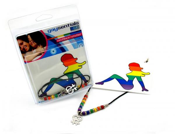 Gaysentials Necklace Sticker Combo Female