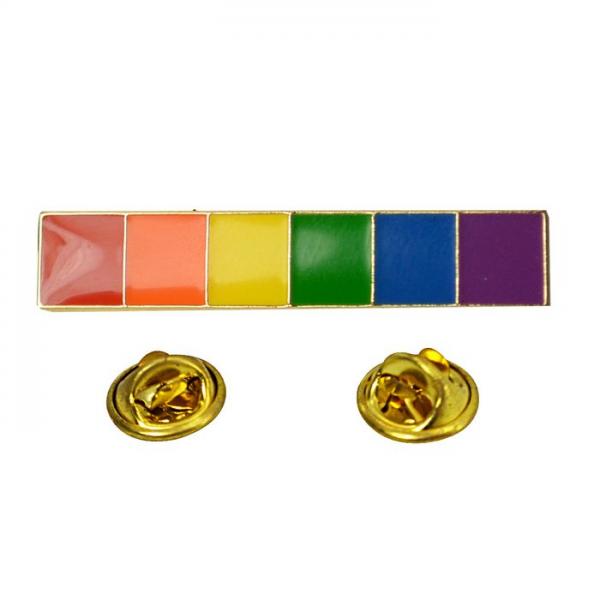 Gaysentials Lapel Pin Rainbow Bar