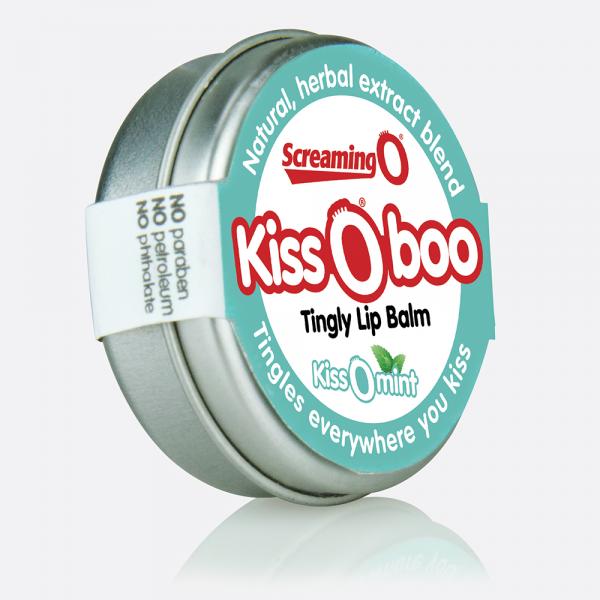 KissOboo Tingly Lip Balm Peppermint .45oz Tin