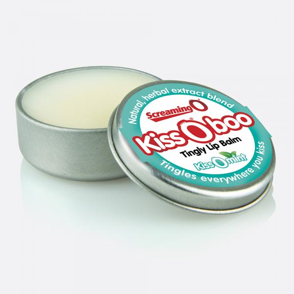 KissOboo Tingly Lip Balm Peppermint .45oz Tin