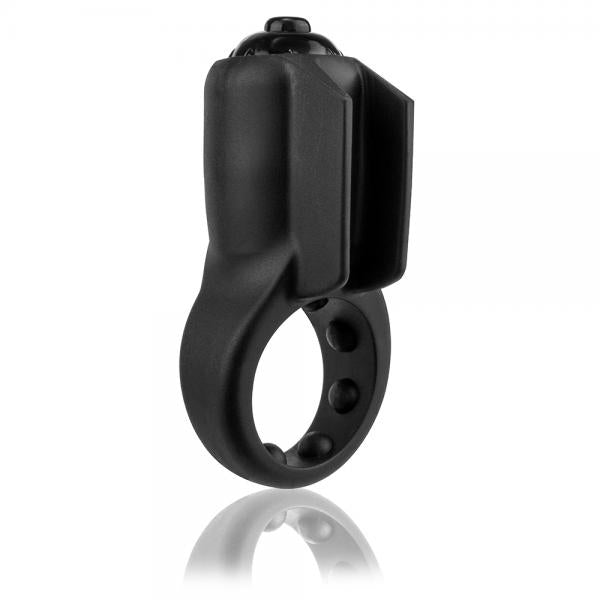 Primo Minx Black Vibrating Ring with Fins