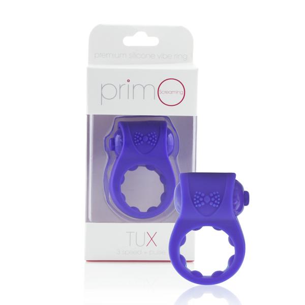 PrimO Tux Blue Vibrating Ring