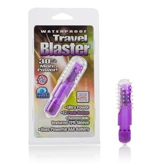 Waterproof Travel Blaster Vibrator with Sleeve