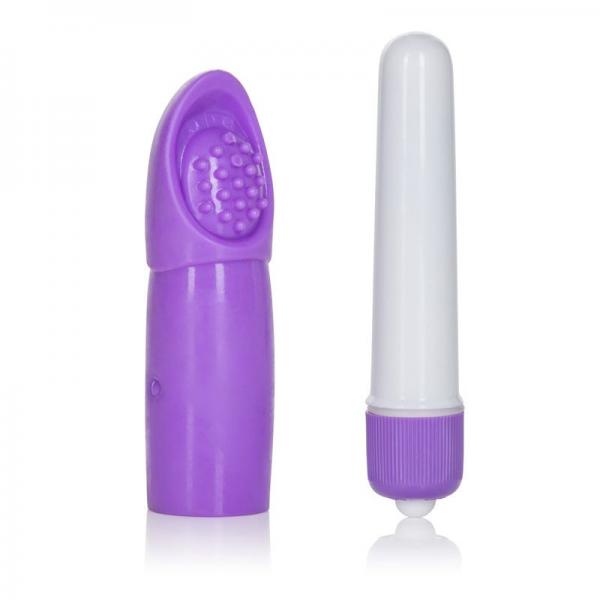 Zingers Nubby Sleeve Purple Vibrator