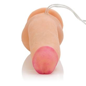 Max Vibrating C*ck & Balls 6.75in W/suction Cup