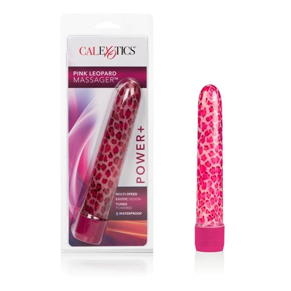 Pink Leopard  Waterproof  6.5 Inch Massager