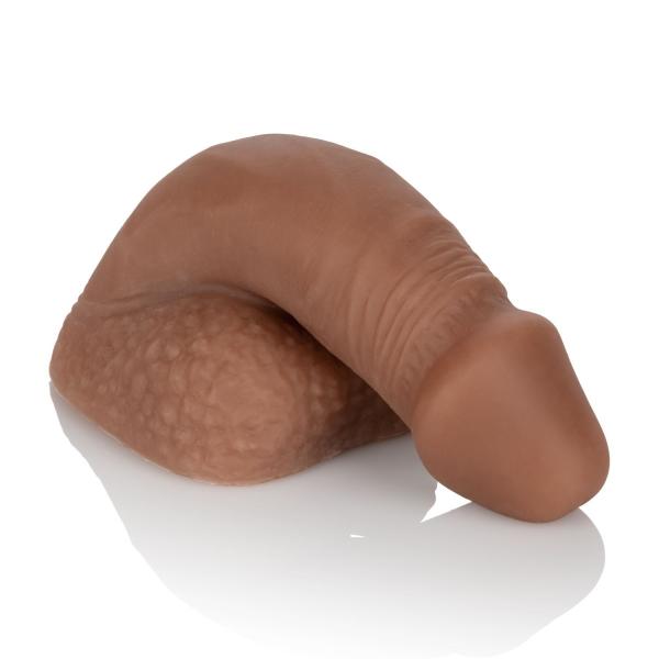 Packer Gear 5 inches Silicone Packing Penis Brown